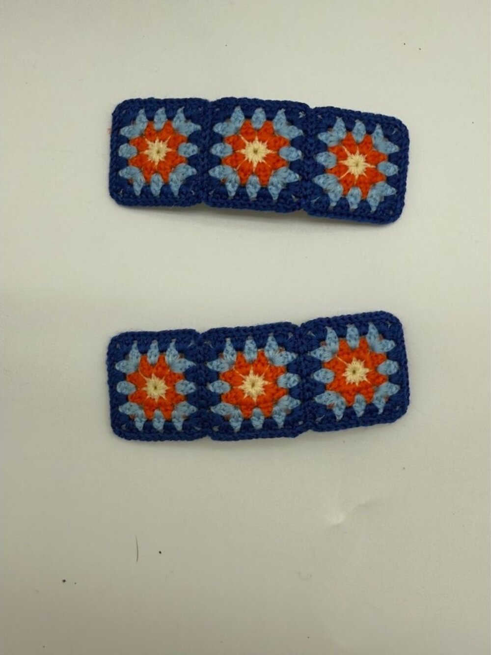 Crochet  handmade hair clip